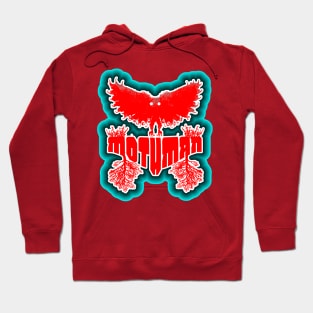 Mothman West Virginia Wing Humanoid Moth Retro Vintage Hoodie